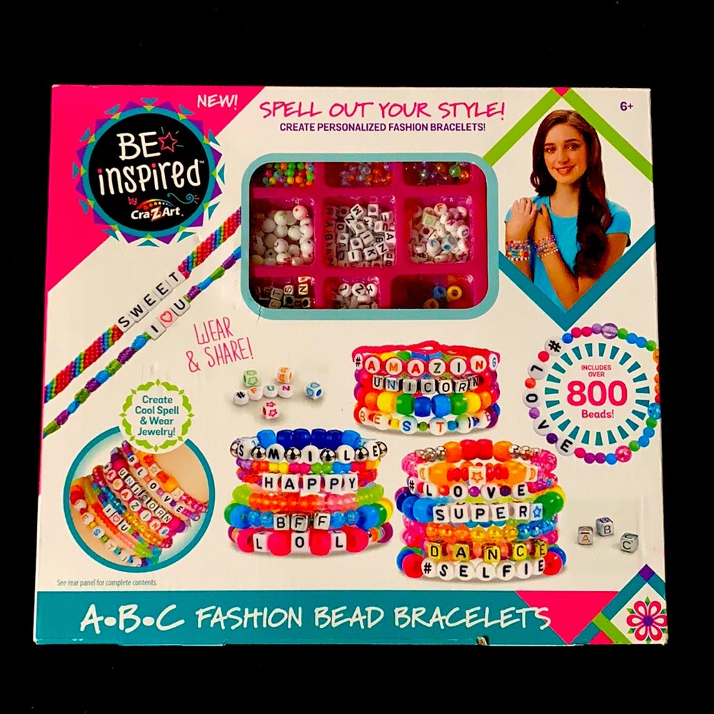 Cra-Z-Art, Be Inspired, Fashion Bead Bracelets Set